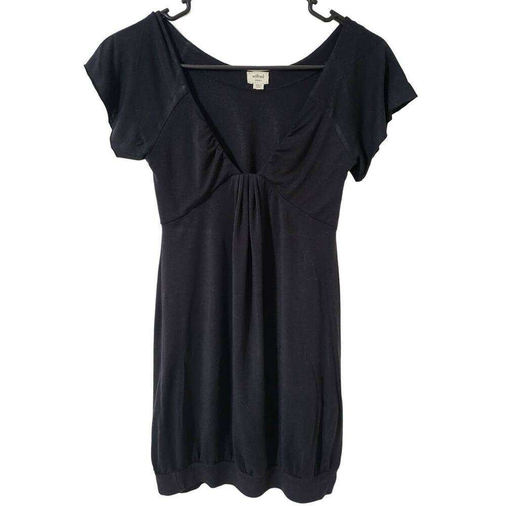 Aritzia Size Small Wilfred Little Black Dress Lyocell Blend  #360‎
